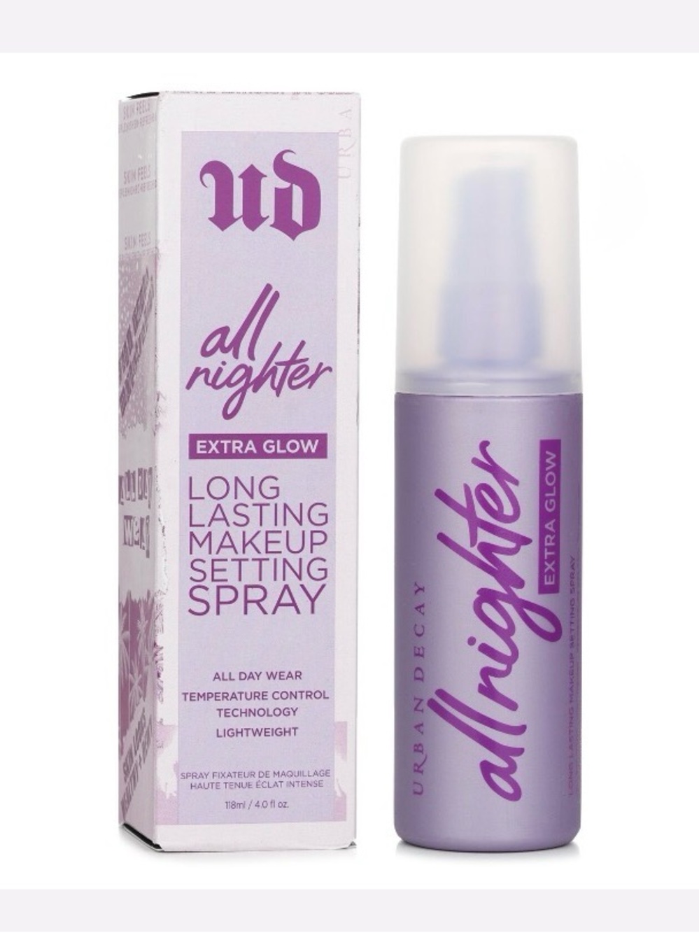 Urban Decay All Nighter Extra Glow Long-Lasting Setting Spray